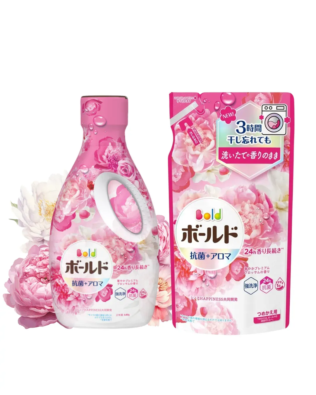 Bold Liquid Laundry Detergent, 640ml + Refill, 400ml